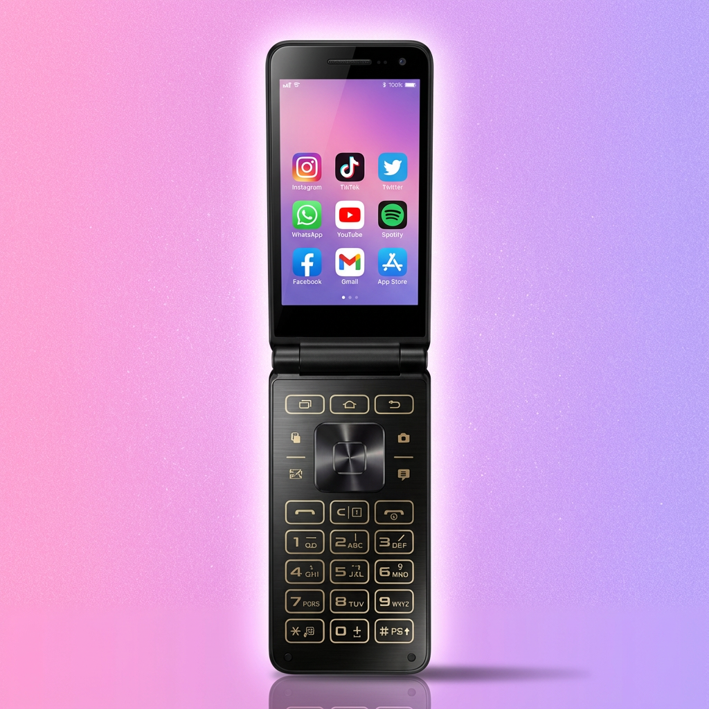 Y2KFlip Retro Phone